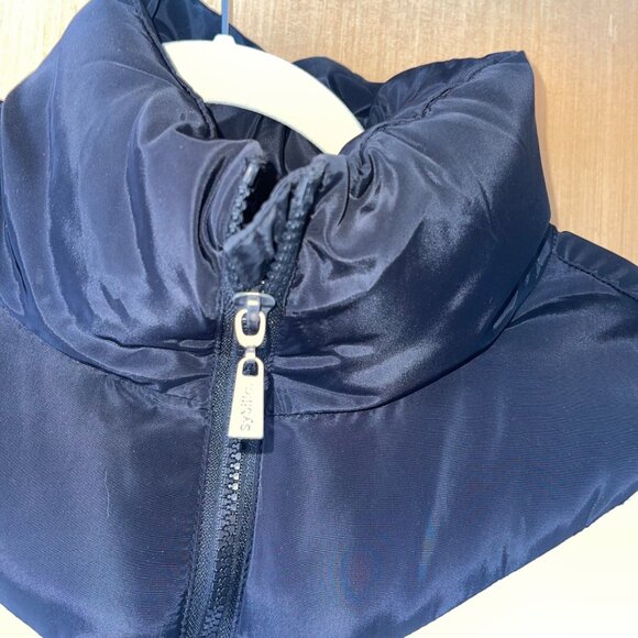 Sybilla Womens  Jacket Size Small Black Color Block Puffer Pockets Full Zip - Picture 3 of 8